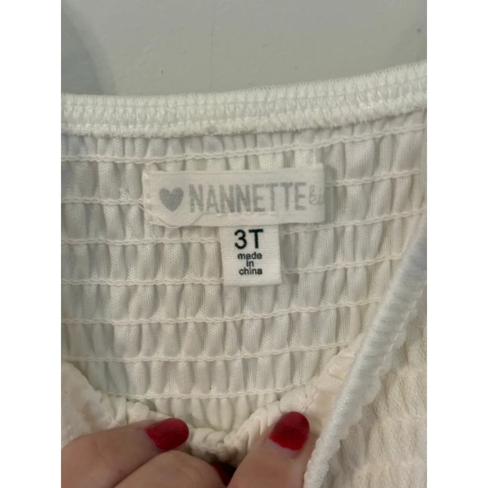 Girls Nannette & Co. Ivory Formal Dress 3T - Picture 3 of 4